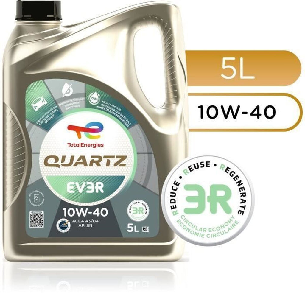 Car Motor Oil Totalenergies Quartz EV3R 10W40 5 L