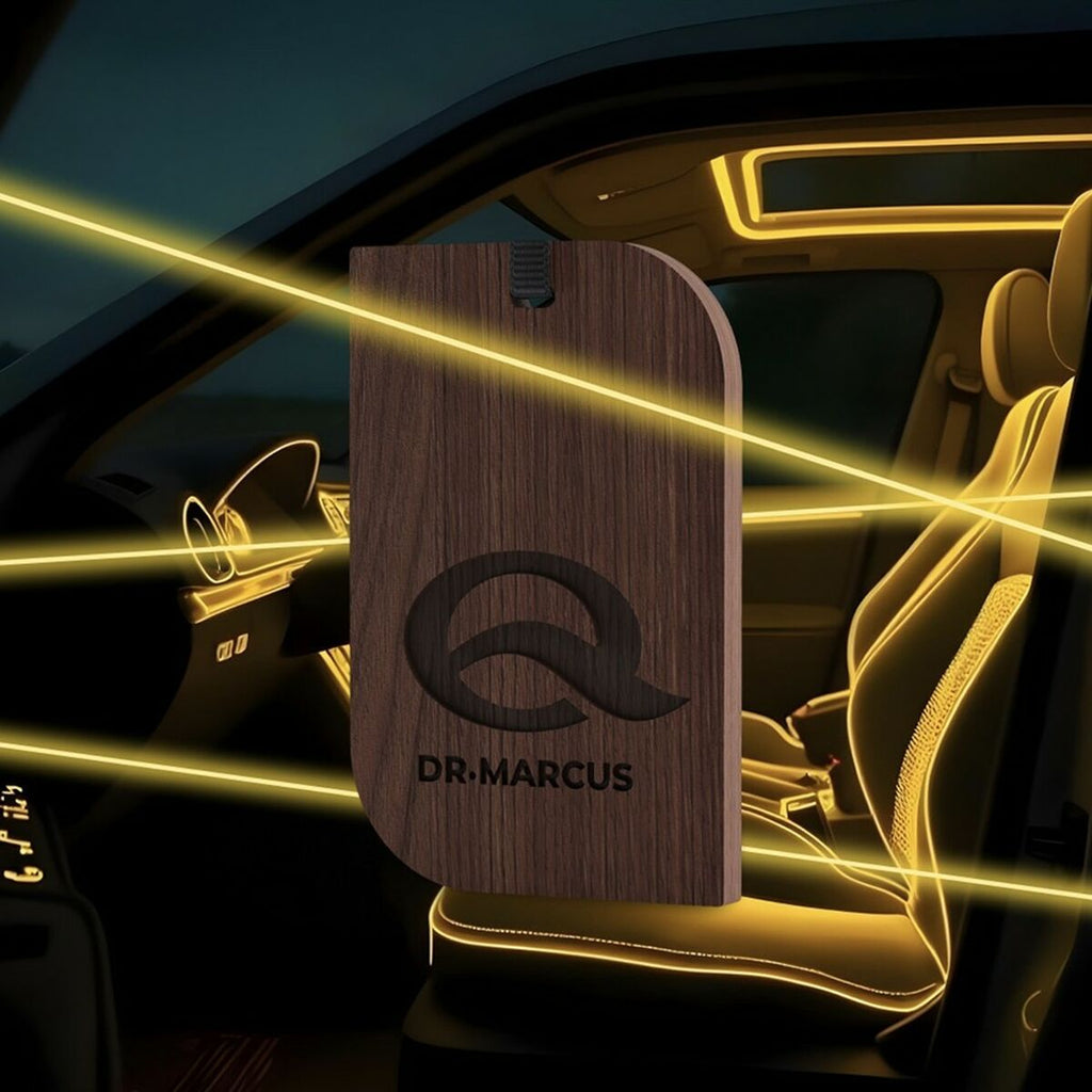 Car Air Freshener Dr Marcus Classic Crystal Glow Wood Pendant